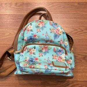 Disney Stitch Loungefly Mini Backpack LIKE NEW